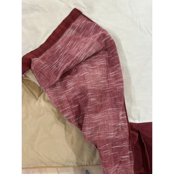 Vintage Croscill Home Serena Red Gold Floral Queen Comforter Shams Bed Skirt - Picture 13 of 15